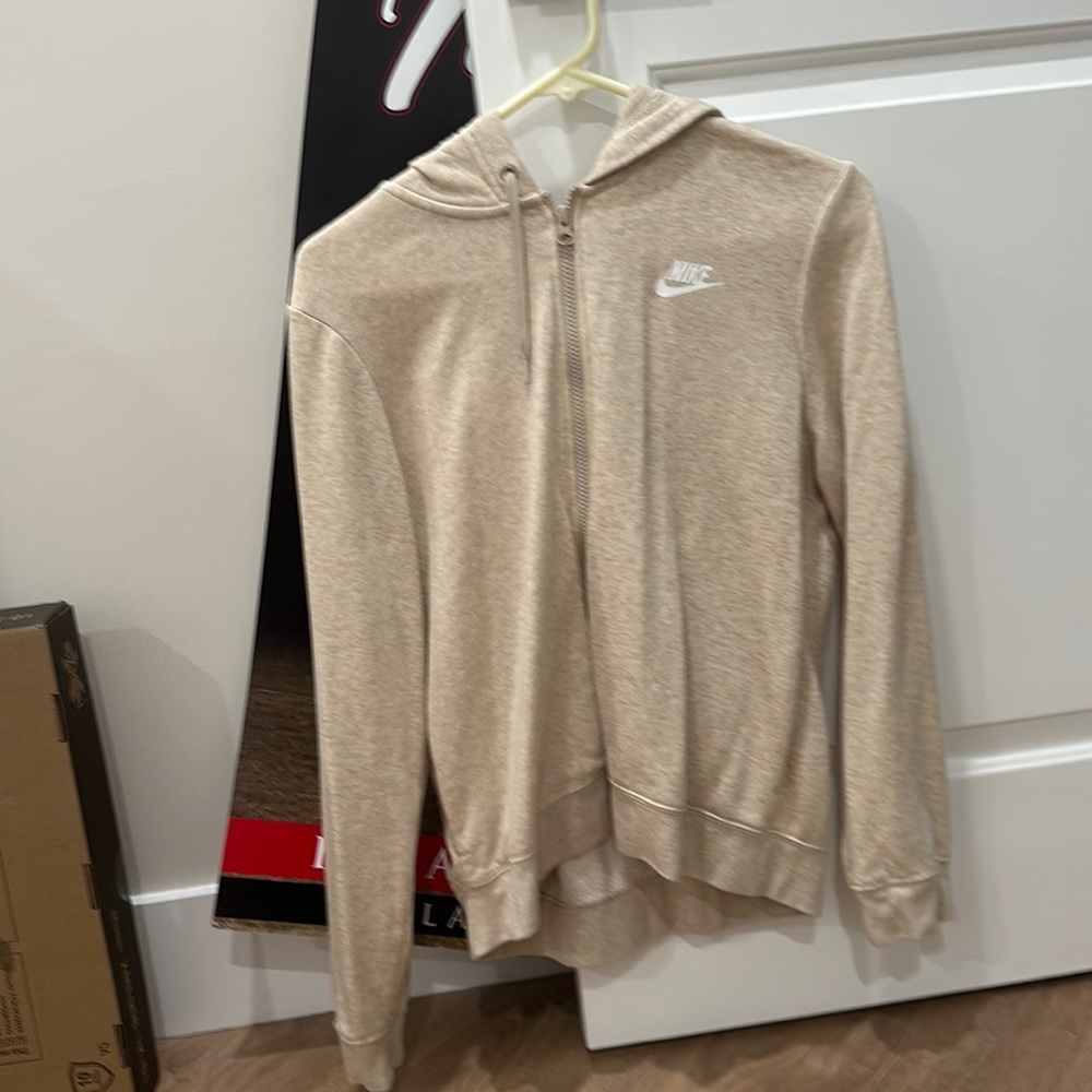 tan/beige nike jacket